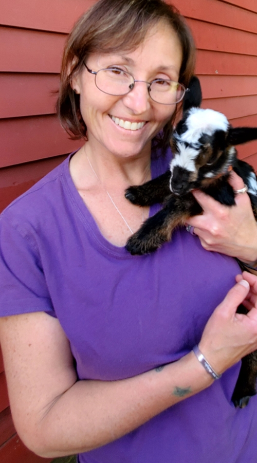 staff with goat
